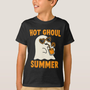 T-shirt Hot Ghoul été mignon drôle Fantôme Halloween