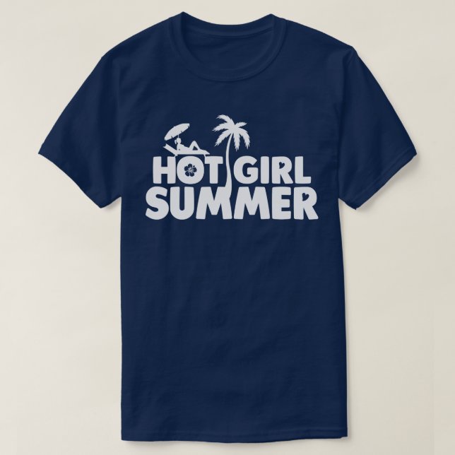 T-shirt Hot Girl Été 1 (Design devant)