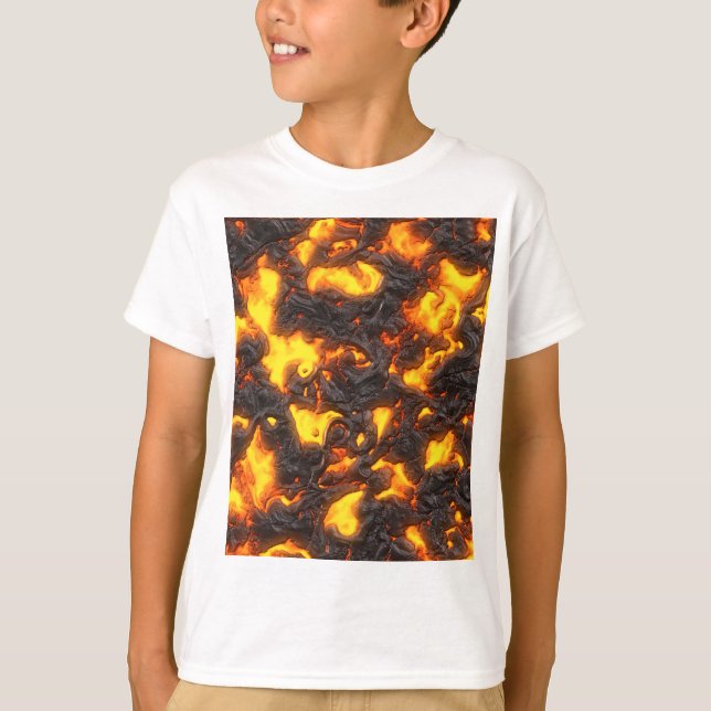 T-shirt Hot lava (Devant)