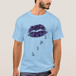 T-shirt Hot Lips Ladies Sleeve Casquette AA