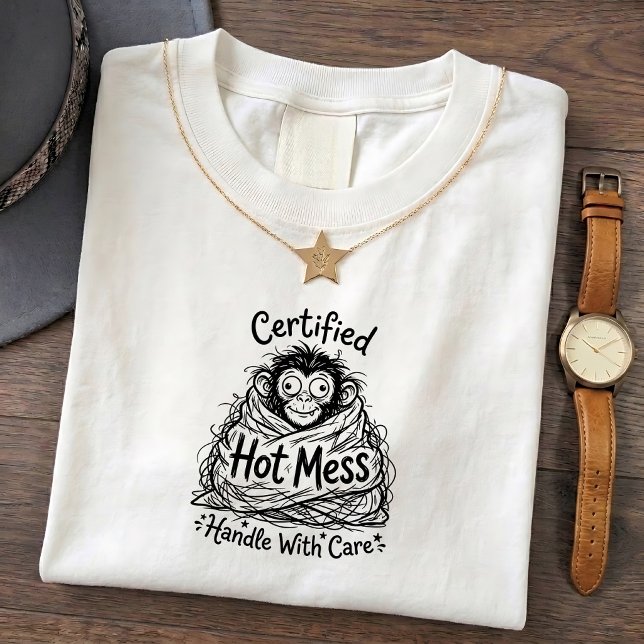 T-shirt Hot Mess Singe Impertinent (Créateur téléchargé)