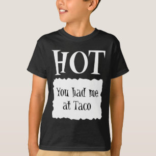 T-shirt HOT - Paquet chaud Halloween Costume Taco 1