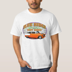 T-shirt Hot rod bleus de Ridge