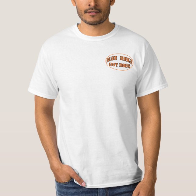 T-shirt Hot rod bleus de Ridge (Devant)