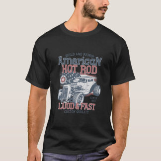 T-shirt Hot Rod Custom Garage
