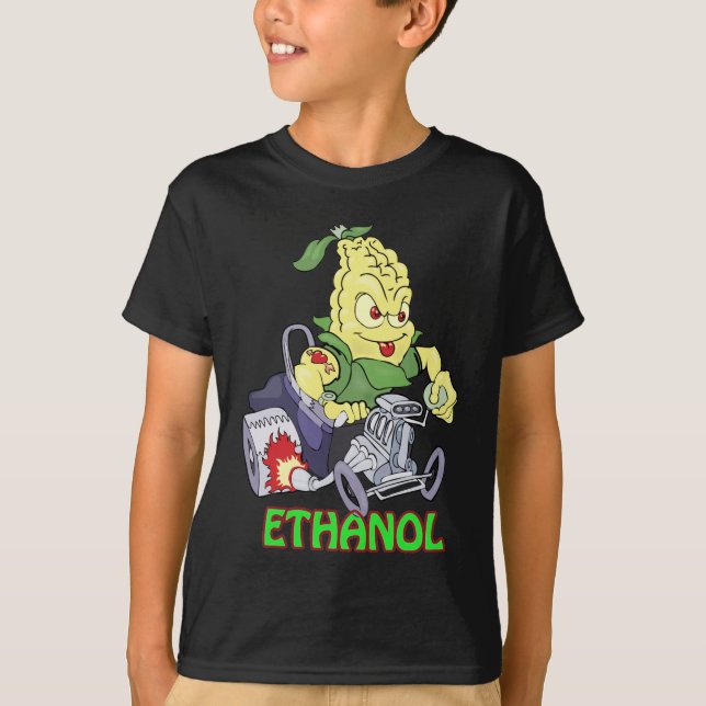 T-shirt Hot rod d'éthanol (Devant)