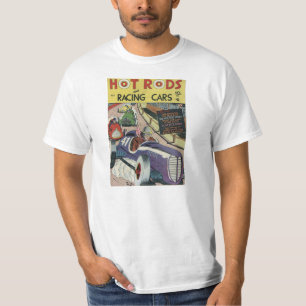 T-shirt Hot rod et voitures de course - couverture