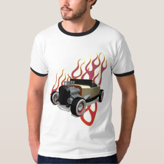 T-shirt hot rod fire