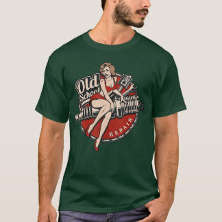 T-shirt Hot Rod Rétro Vintage Voiture Vintage Rockabilly A