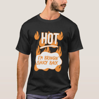 T-shirt Hot Sauces Halloween S I'M Bringing Saucy Back