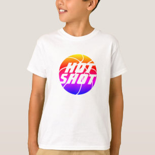 T-shirt Hot Shot   Citation de basket-ball avec T-Shir en 