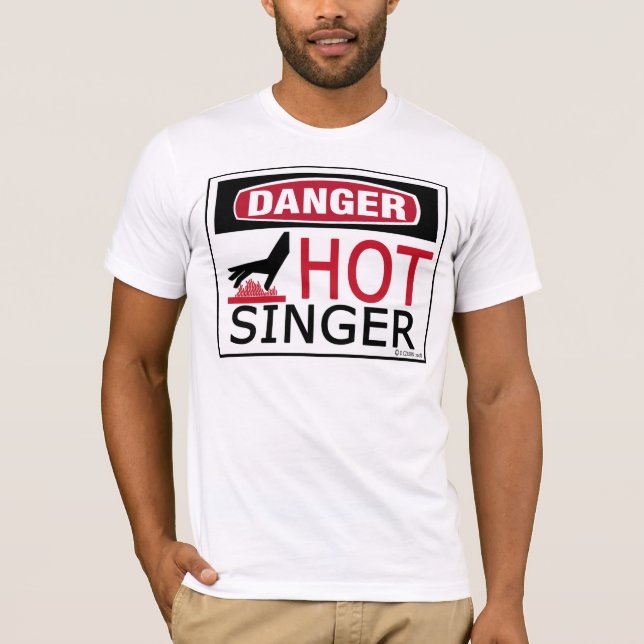 T-shirt Hot Singer (Devant)