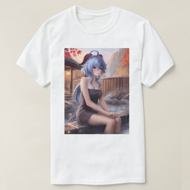 T-shirt Hot Spring Ganyu 165 (Design devant)