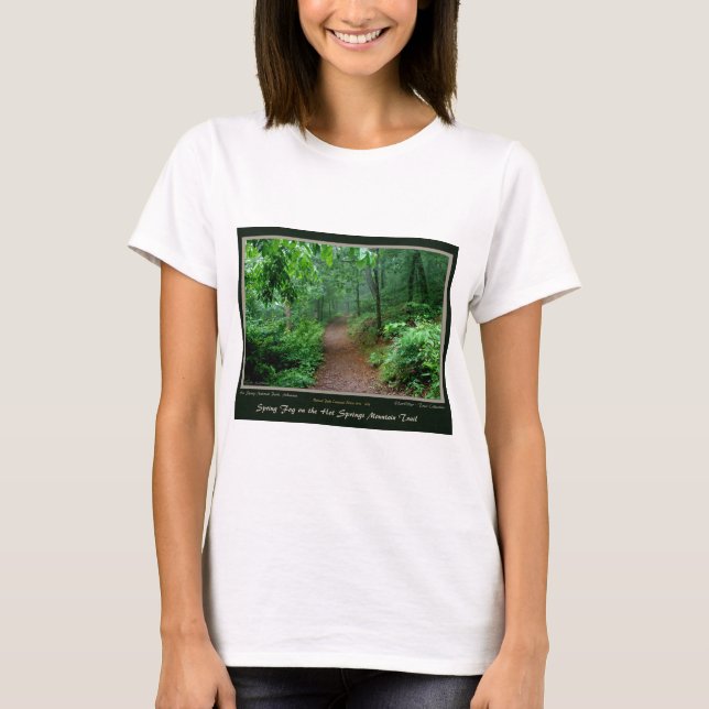 T-shirt Hot Springs Mt Trail National Park Centennial Ed (Devant)