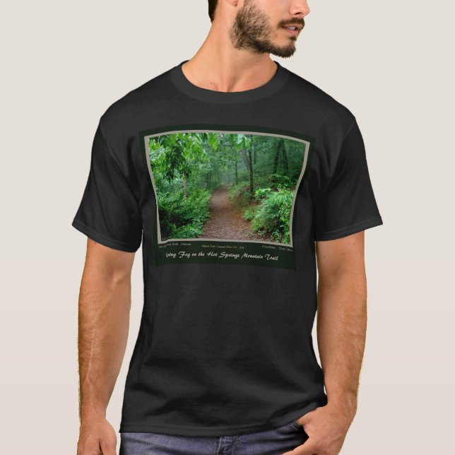 T-shirt Hot Springs Mt Trail National Park Centennial Ed (Devant)
