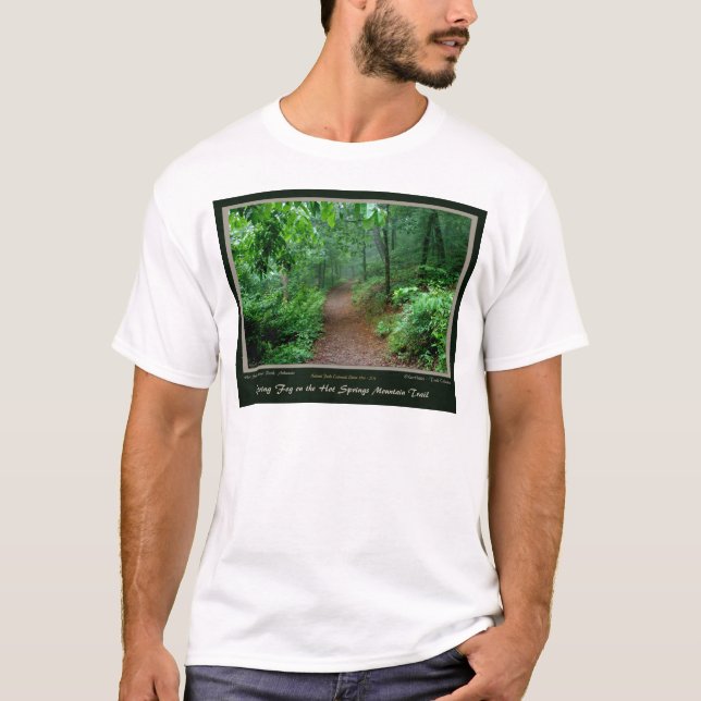 T-shirt Hot Springs Mt Trail National Park Centennial Ed (Devant)