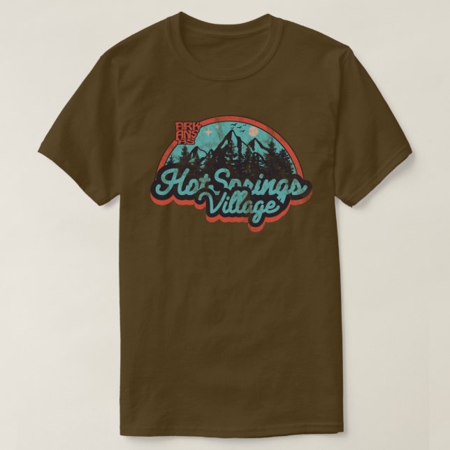 T-shirt Hot Springs Village, Arkansas (Design devant)