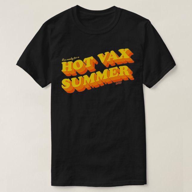 T-shirt Hot Va Summer 2021 Premium  (Design devant)