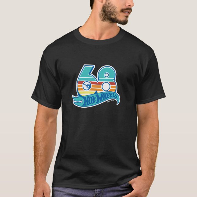 T-shirt Hot Wheels Summer Retro 68 Logo Swea (Devant)