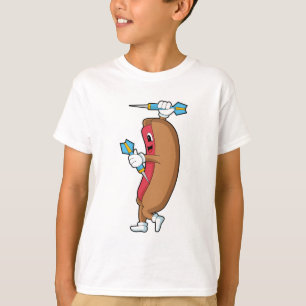 T-shirt Hotdog à Darts avec Dart.PNG
