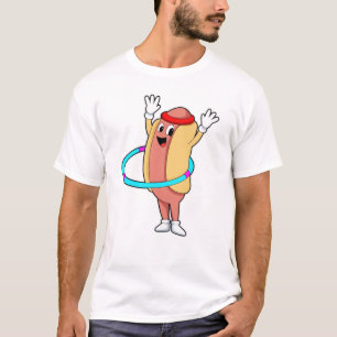T-shirt Hotdog at Fitness avec Flywheel