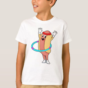 T-shirt Hotdog at Fitness avec Flywheel