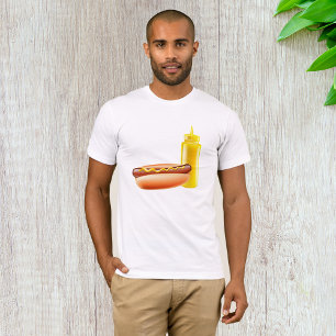 T-shirt Hotdog Avec Moustard Bottle Mens