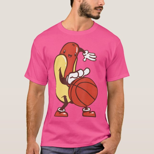 T-shirt Hotdog Basket (Devant)