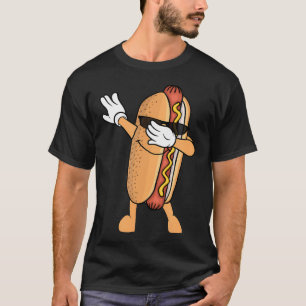 T-shirt Hotdog Drôle qui Dab