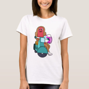 T-shirt Hotdog en vélo avec Scooter.PNG