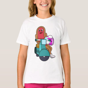 T-shirt Hotdog en vélo avec Scooter.PNG