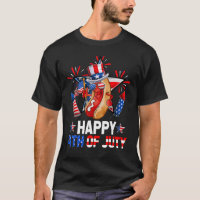 Hotdog Fireworks Drapeau américain heureux 4 juill