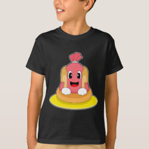 T-shirt Hotdog Swimming Lifebuoy