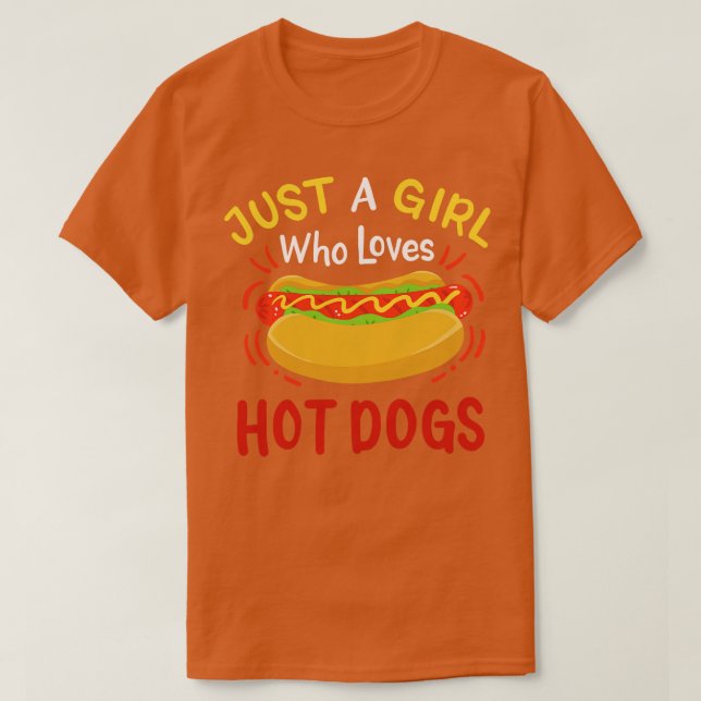 T-shirt Hotdogs Hotdog Lover (Design devant)