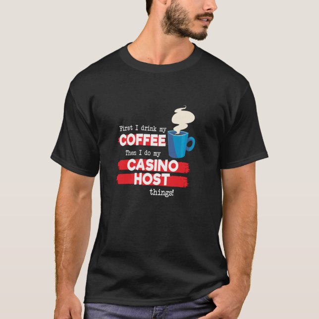 T-shirt Hôte Casino et café (Devant)