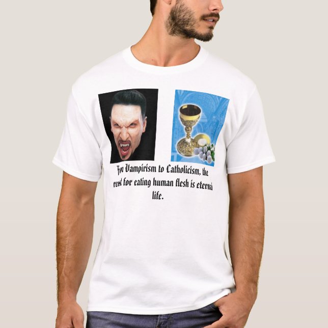 T-shirt hôte de calice, vampire, de Vampiris… (Devant)