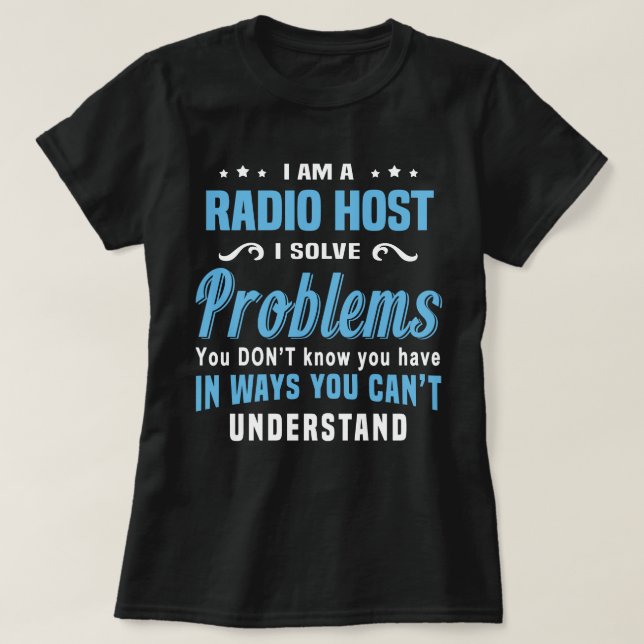 T-shirt Hôte radio (Design devant)