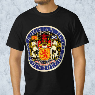 T-shirt Hôtel Caledonian Édimbourg Écosse Voyage Rétro