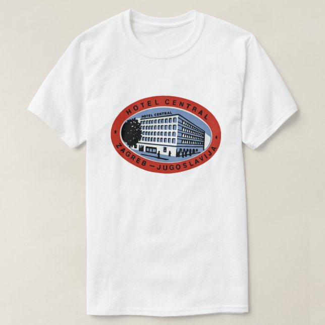 T-shirt Hotel Central Zagreb (Design devant)