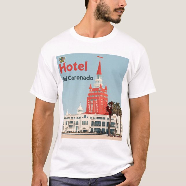 T-shirt Hotel Del Coronado (Devant)