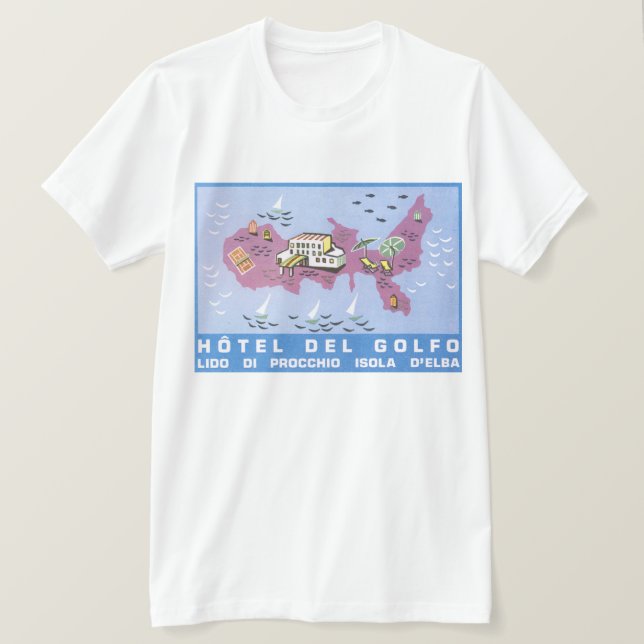 T-shirt Hotel Del Golfo, Elbe (Design devant)