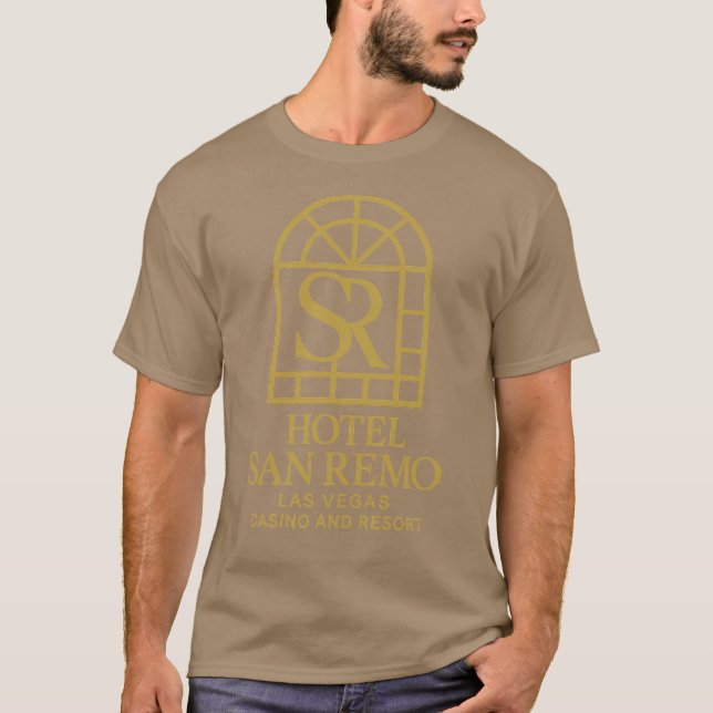 T-shirt Hotel San Remo - Las Vegas Vintage (Devant)