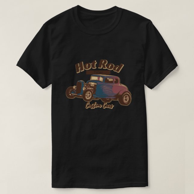 T-shirt HotRod Custom cars (Design devant)