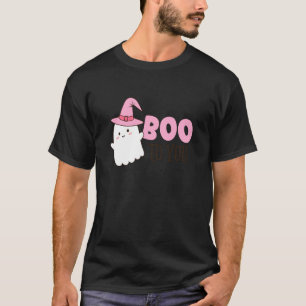 T-shirt Hou à toi joli fantôme avec chapeau de sorcière