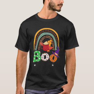 T-shirt Hou avec des araignées et un chapeau de sorcière H