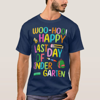 T-shirt hou ! Joyeuse Dernière Journée De Jardin D'Enfance