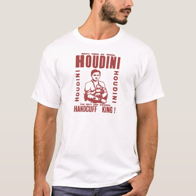 T-shirt Houdini le roi de menotte (Devant)