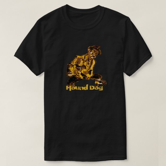 T-shirt Hound Dog Chicago Blues (Design devant)