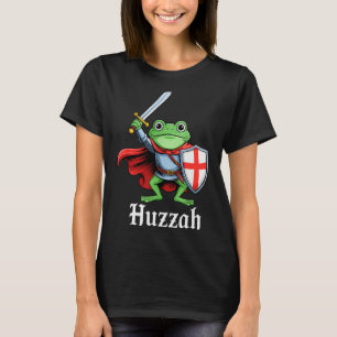 T-shirt Hourra Chevalier Grenouille Citation Drôle d'Épée