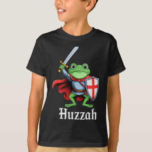T-shirt Hourra Chevalier Grenouille Citation Drôle d'Épée